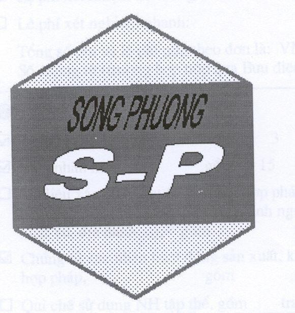 Mẫu nhãn hiệu SONG PHUONG S-P