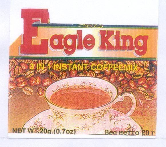 Mẫu nhãn hiệu EAGLE KING 3 IN 1 INSTANT COFFEEMIX