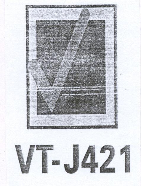 Mẫu nhãn hiệu VT - J421 V
