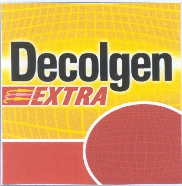 Mẫu nhãn hiệu DECOLGEN EXTRA