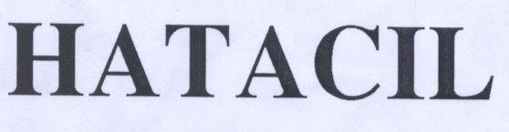 Mẫu nhãn hiệu HATACIL