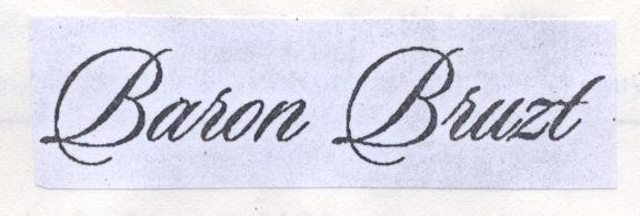 Mẫu nhãn hiệu BARON BRUZT
