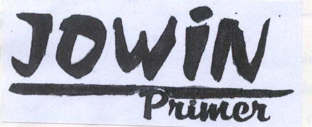 Mẫu nhãn hiệu JOWIN PRIMER