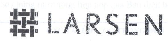 Mẫu nhãn hiệu LARSEN