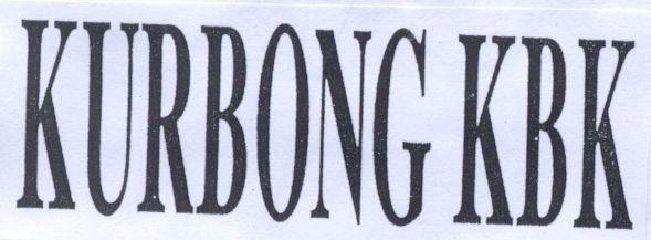 Mẫu nhãn hiệu KURBONG KBK