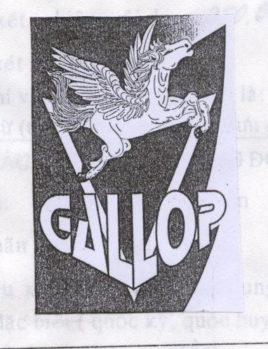 Mẫu nhãn hiệu GALLOP V