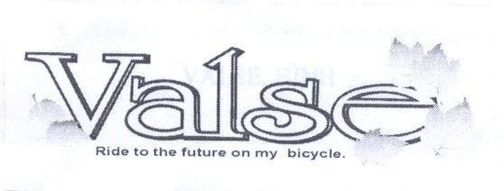 Mẫu nhãn hiệu VALSE RIDE TO THE FUTURE ON MY BICYCLE
