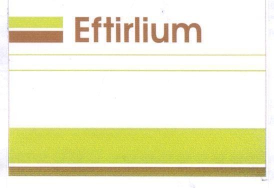 Mẫu nhãn hiệu EFTIRLIUM