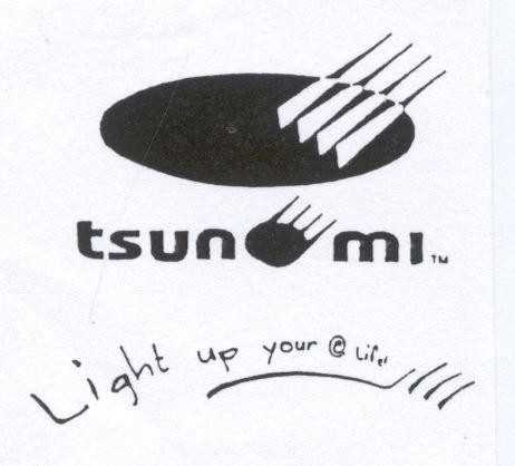 Mẫu nhãn hiệu TSUNML TM LIGHT UP YOUR E LIFE