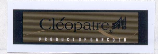 Mẫu nhãn hiệu CLEOPATRE PRODUCT OF GARCO 10 M10