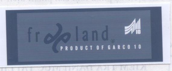 Mẫu nhãn hiệu FREELAND PRODUCT OF GARCO 10