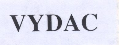 Mẫu nhãn hiệu VYDAC