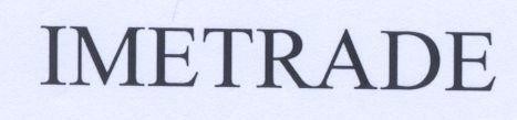 Mẫu nhãn hiệu IMETRADE