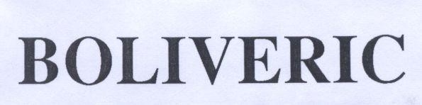 Mẫu nhãn hiệu BOLIVERIC