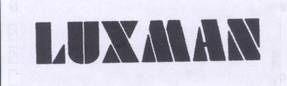 Mẫu nhãn hiệu LUXMAN