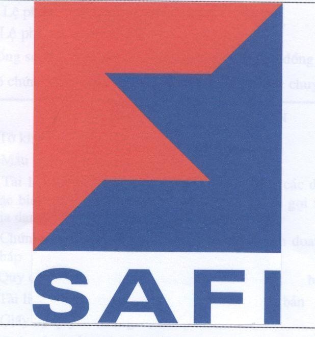 Mẫu nhãn hiệu SAFI