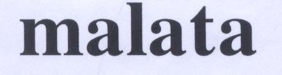 Mẫu nhãn hiệu MALATA