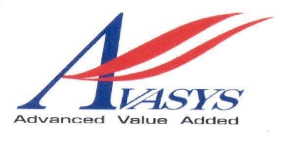 Mẫu nhãn hiệu AVASYS ADVANCED VALUE ADDED
