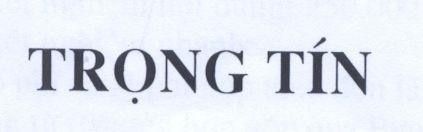 Mẫu nhãn hiệu Trọng Tín