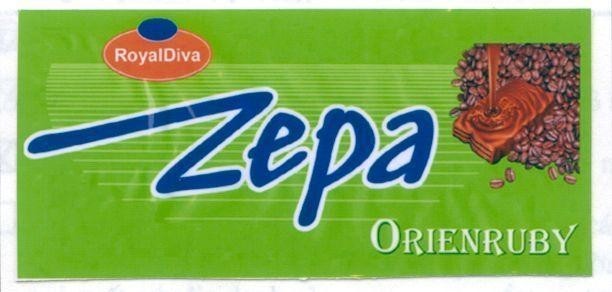 Mẫu nhãn hiệu ROYALDIVA ZEPA ORIENRUBY