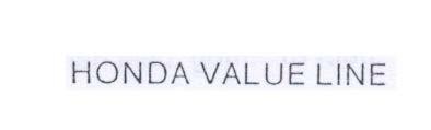 Mẫu nhãn hiệu HONDA VALUE LINE