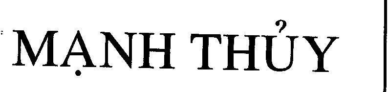 Mẫu nhãn hiệu MạNH THủY