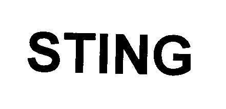 Mẫu nhãn hiệu STING