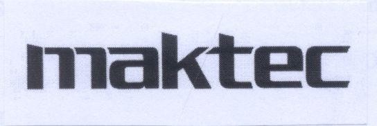 Mẫu nhãn hiệu MAKTEC
