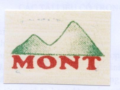 Mẫu nhãn hiệu MONT