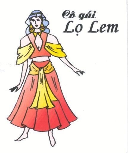 Mẫu nhãn hiệu CÔ GáI Lọ LEM