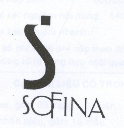 Mẫu nhãn hiệu S SOFINA
