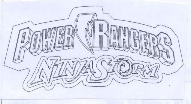 Mẫu nhãn hiệu POWER RANGERS NINJA STORM