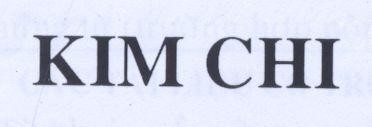 Mẫu nhãn hiệu KIM CHI