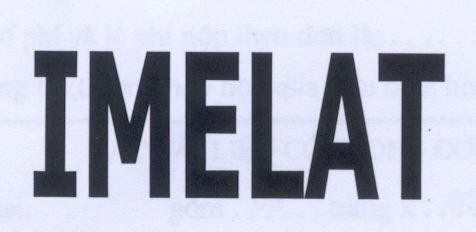 Mẫu nhãn hiệu IMELAT