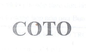 Mẫu nhãn hiệu COTO