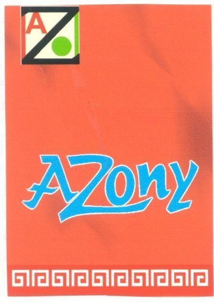 Mẫu nhãn hiệu AZ AZONY