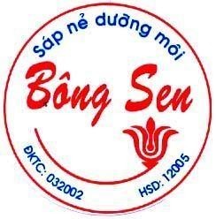 Mẫu nhãn hiệu Sáp Nẻ Dưỡng Môi Bông Sen