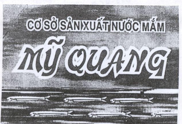 Mẫu nhãn hiệu CO SO SAN XUAT NUOC MAM Mỹ QUANG