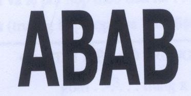 Mẫu nhãn hiệu ABAB
