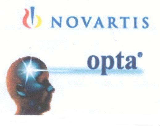Mẫu nhãn hiệu NOVARTIS OPTA