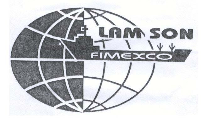 Mẫu nhãn hiệu LAM SON FIMEXCO