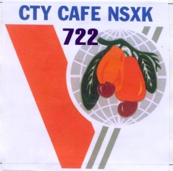 Mẫu nhãn hiệu CTY CAFE NSXK 722