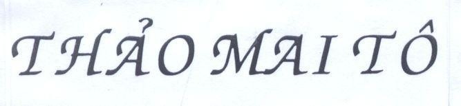 Mẫu nhãn hiệu Thảo Mai Tô