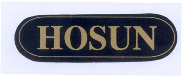 Mẫu nhãn hiệu HOSUN