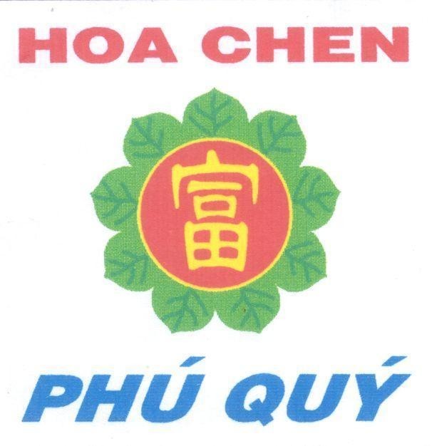Mẫu nhãn hiệu HOA CHEN PHú QUý FU PHU