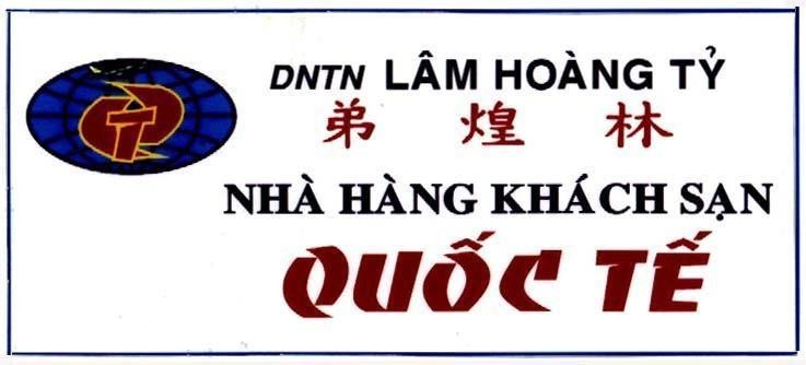 Mẫu nhãn hiệu QT Cà Mau DNTN Lâm Hoàng Tỷ Nhà Hàng Khách Sạn Quốc Tế