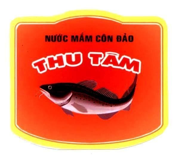 Mẫu nhãn hiệu NƯớC MắM CÔN ĐảO THU TÂM