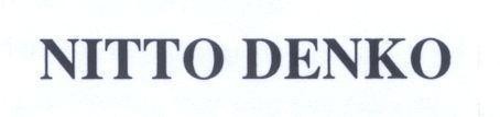 Mẫu nhãn hiệu NITTO DENKO
