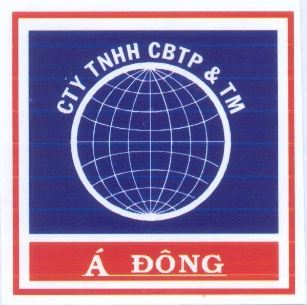 Mẫu nhãn hiệu CTY TNHH CBTP & TM á ĐÔNG