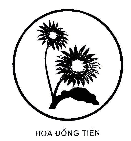 Mẫu nhãn hiệu Hoa Đồng Tiền